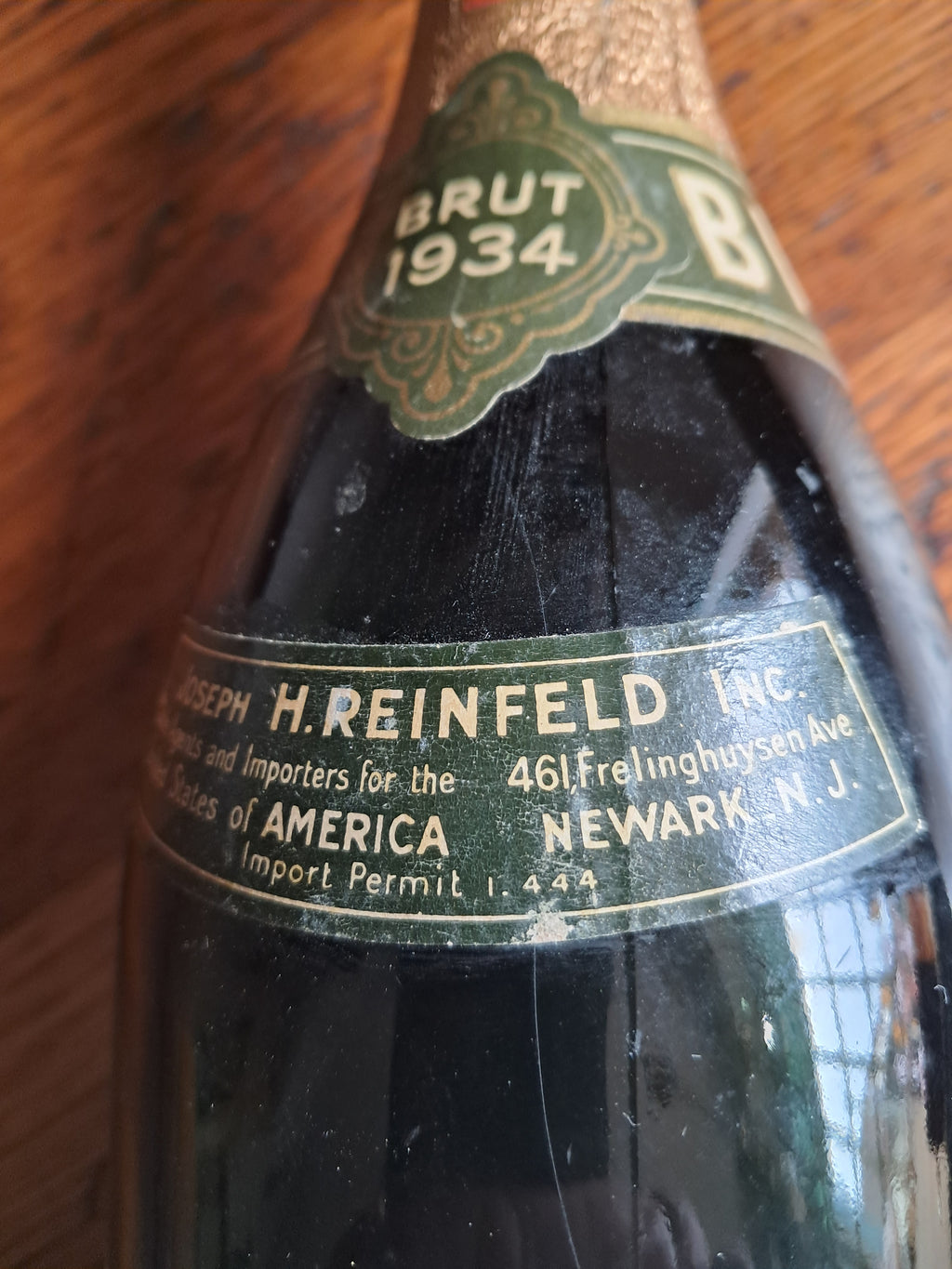 1950s Champagne Bottle