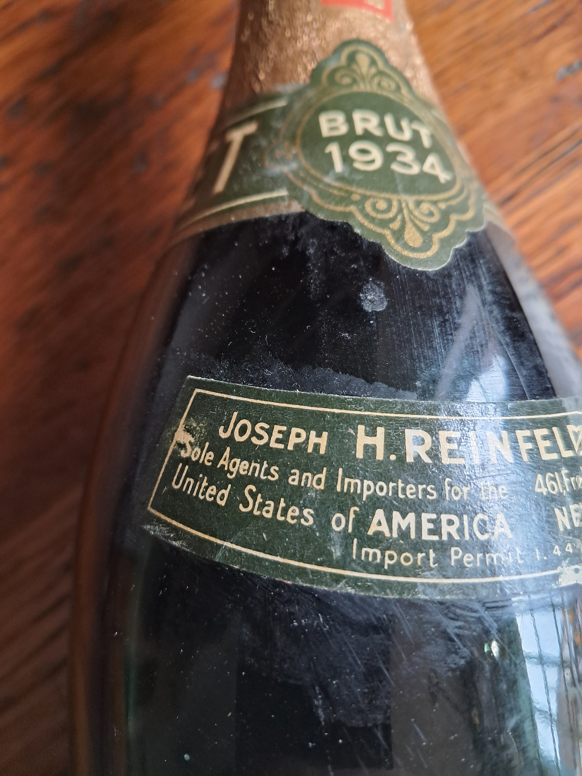 1950s Champagne Bottle
