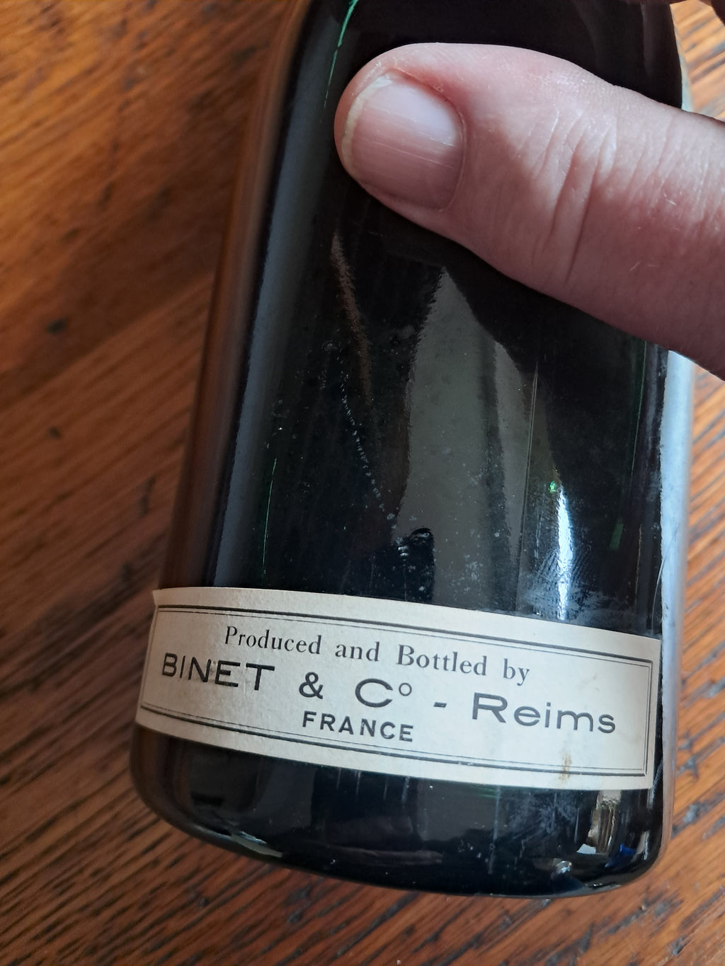 1950s Champagne Bottle
