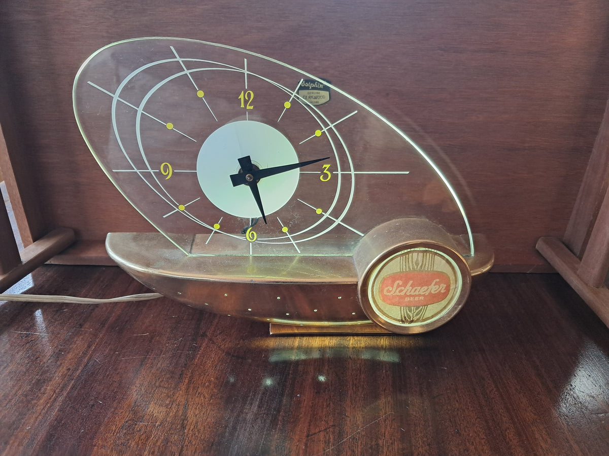 Schaefer Beer Sailboat Clock #615