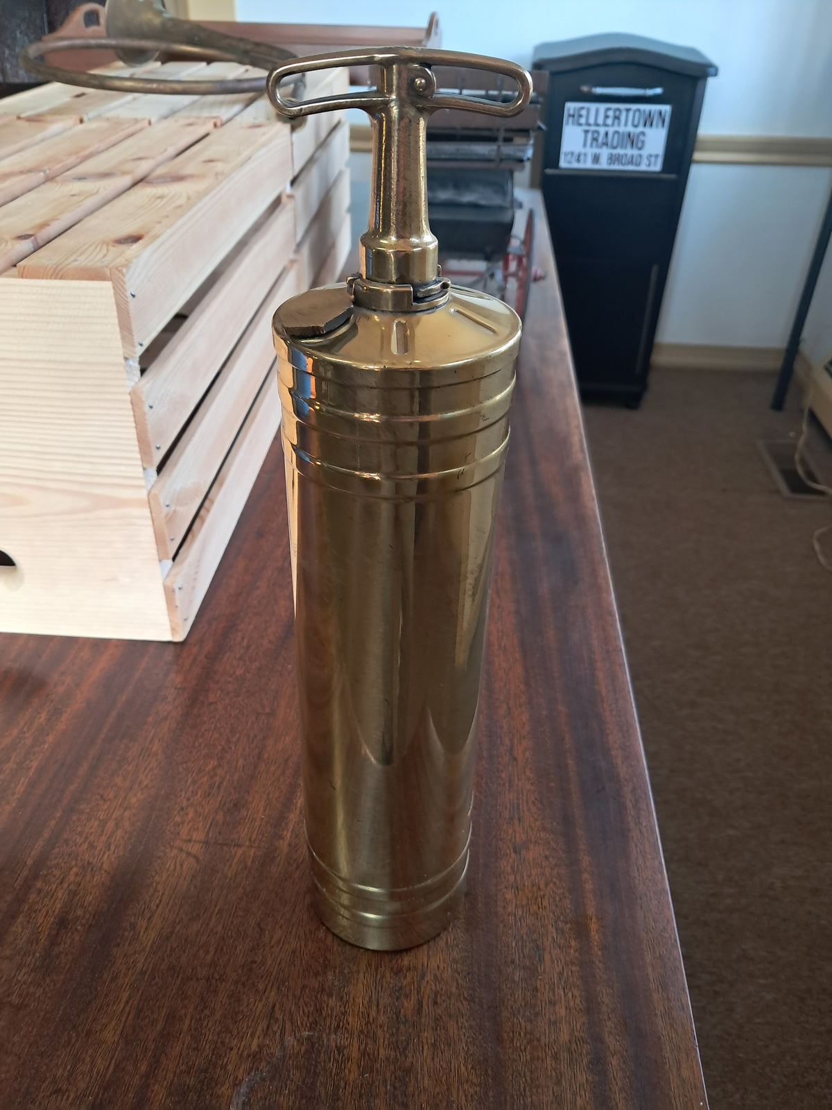 Brass Antique Fire Extinguisher