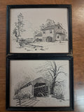 Dennis Minch Sketches set of 4