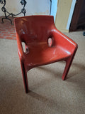 "Gaudi" armchair by Vico Magistretti in 1970 early patent pending model